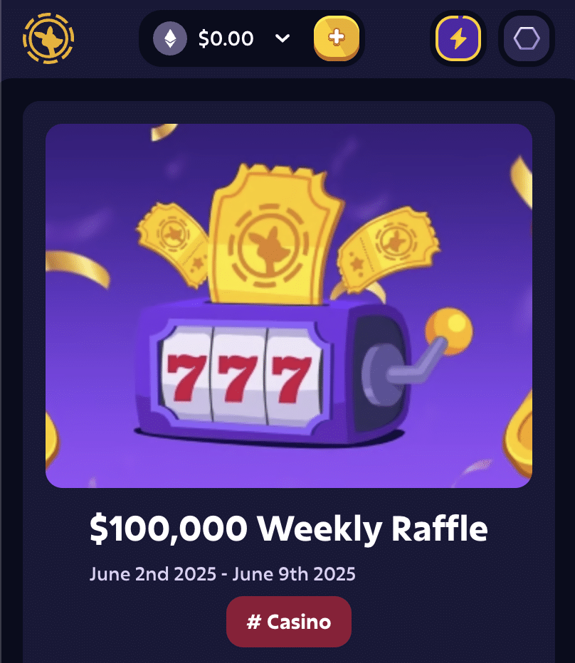 Roobet Canada raffle promo